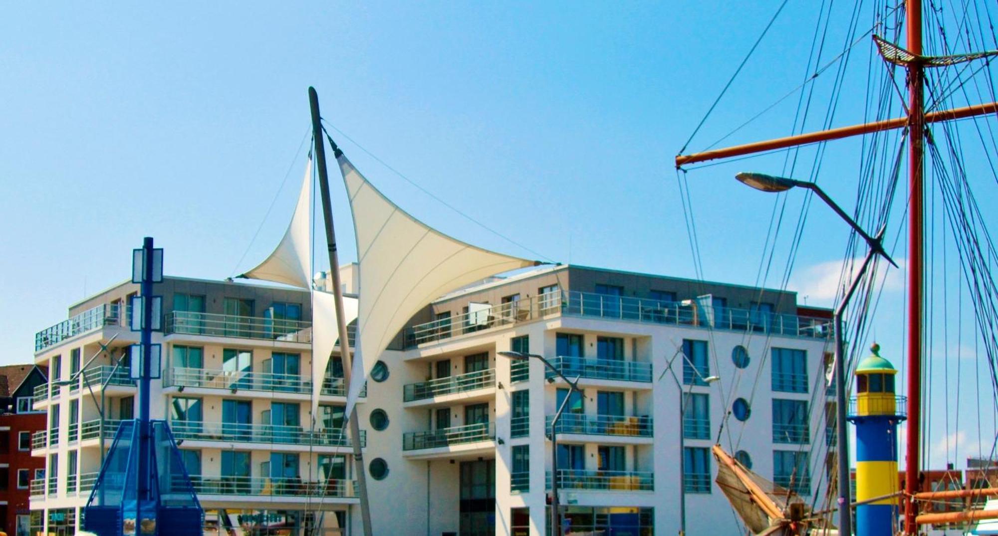 Apartment 12 - "Silbermoewe I" - Blickrichtung Yacht- Und Binnenhafenoffenes Meer Eckernförde Exterior foto